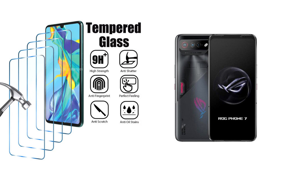 Захисне скло ArmorGlass для Asus ROG Phone 7 – стійке до подряпин та ударів Київ - фото 1