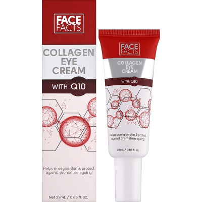 Крем для кожи вокруг глаз Face Facts Collagen & Q10 Eye Cream С коллагеном и коэнзимом Q10 25 мл (5031413919769) Винница - изображение 1