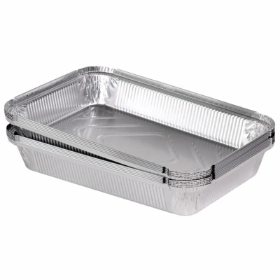 Контейнер для продуктів одноразовий PRO service алюмінієвий прямокутний SP88L 2000 мл 50 шт. (4823071632248) Вінниця - фото 1