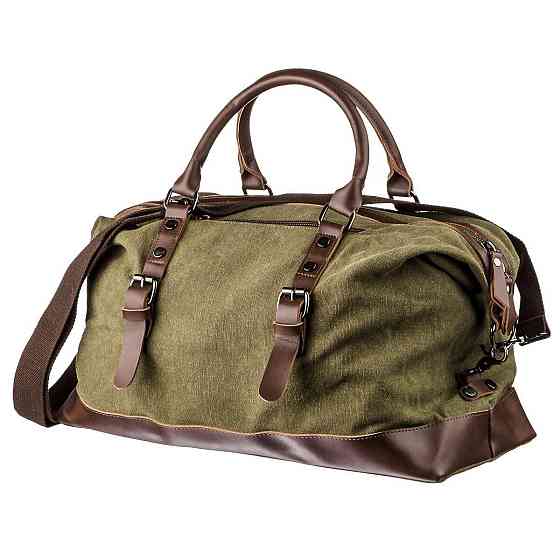 Дорожня сумка текстильна Зелена (Vintage) Київ