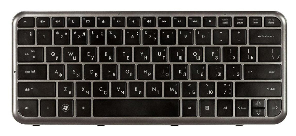 Клавиатура для ноутбука HP Pavilion (DM3-1000) Black, (Gray Frame) RU Вінниця - фото 2