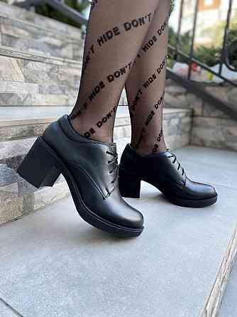 MILLI GOLD Туфлі жіночі MILLI GOLD 369-6826 чорні (весна-осінь, шкіра натуральна) (3402) Коломыя