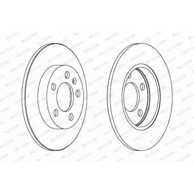 Тормозной диск FERODO DDF1155 Винница