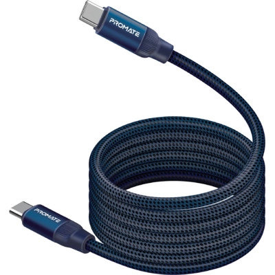Дата кабель USB-C to USB-C springy.blue Promate (springy.blue) Вінниця - фото 1