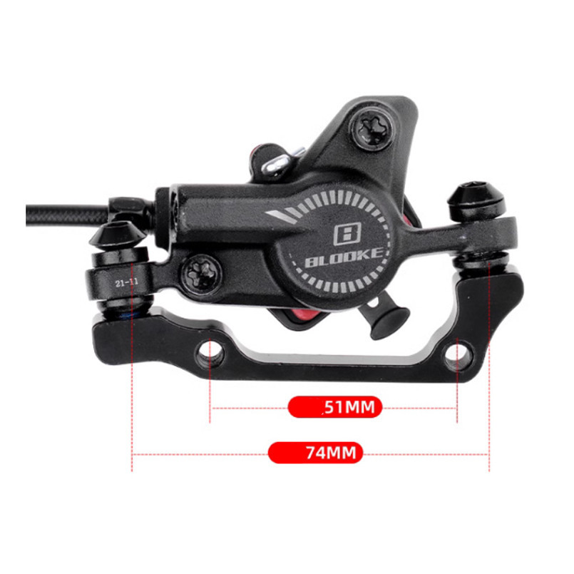 Гальма передні гідравлічні для велосипеда BLOOKE, двопоршневі, дискові Бровари - фото 3