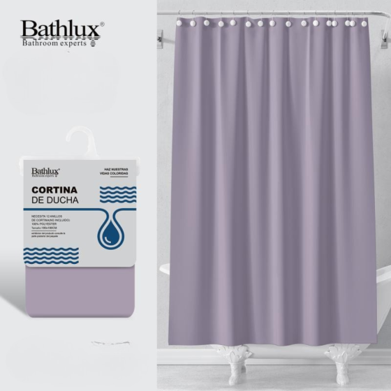 Шторка для ванной и душа Bathlux 60741 180x180 см водоотталкивающая, качественная шторка в ванную комнату Каменец-Подольский