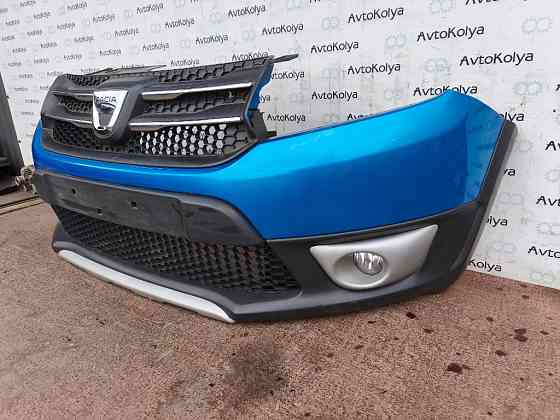 Бампер передній в зборі Dacia Sandero Stepway 2012-2016 (620220754) Ковель