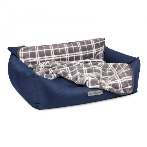 Лежак Pet Fashion «Prime» для собак, 66x52x24 см, синій Вінниця - фото 3