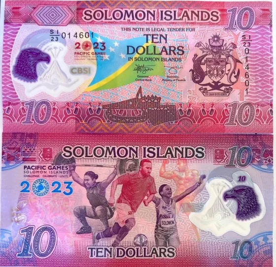 Solomon Islands - 10 долларов Соломоновых Островов без даты 2023 г. Полтава