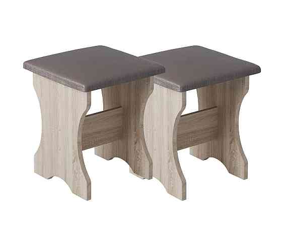 2 табурета (комплект) 35х35х44 см / mebelservice / Дуб Сонома Львов