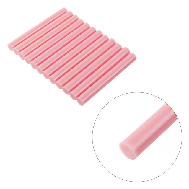 Комплект клейових стрижнів рожевих, 11,2×100 мм, 12 шт. INTERTOOL RT-1045 Київ - фото 3