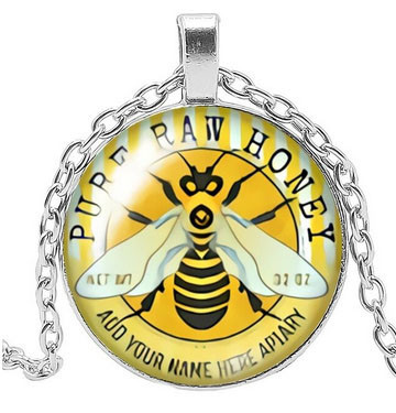 Модний кулон з ланцюжком Бджола Корольова Київ - фото 1