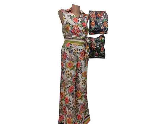 Костюм арт.8906/ синий в цветах,р.L-XL ТМ Yasili Киев
