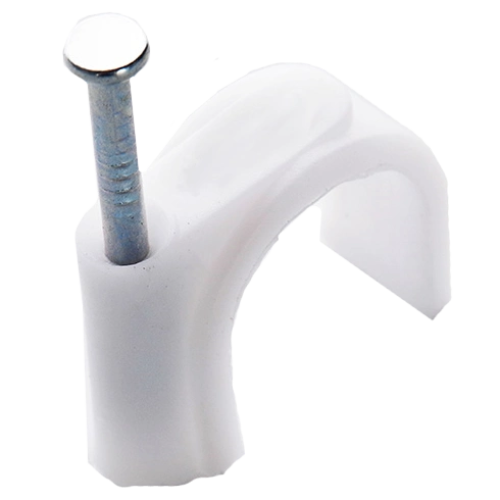 Кабельна кліпса кругла 9 мм (100 шт) Харків