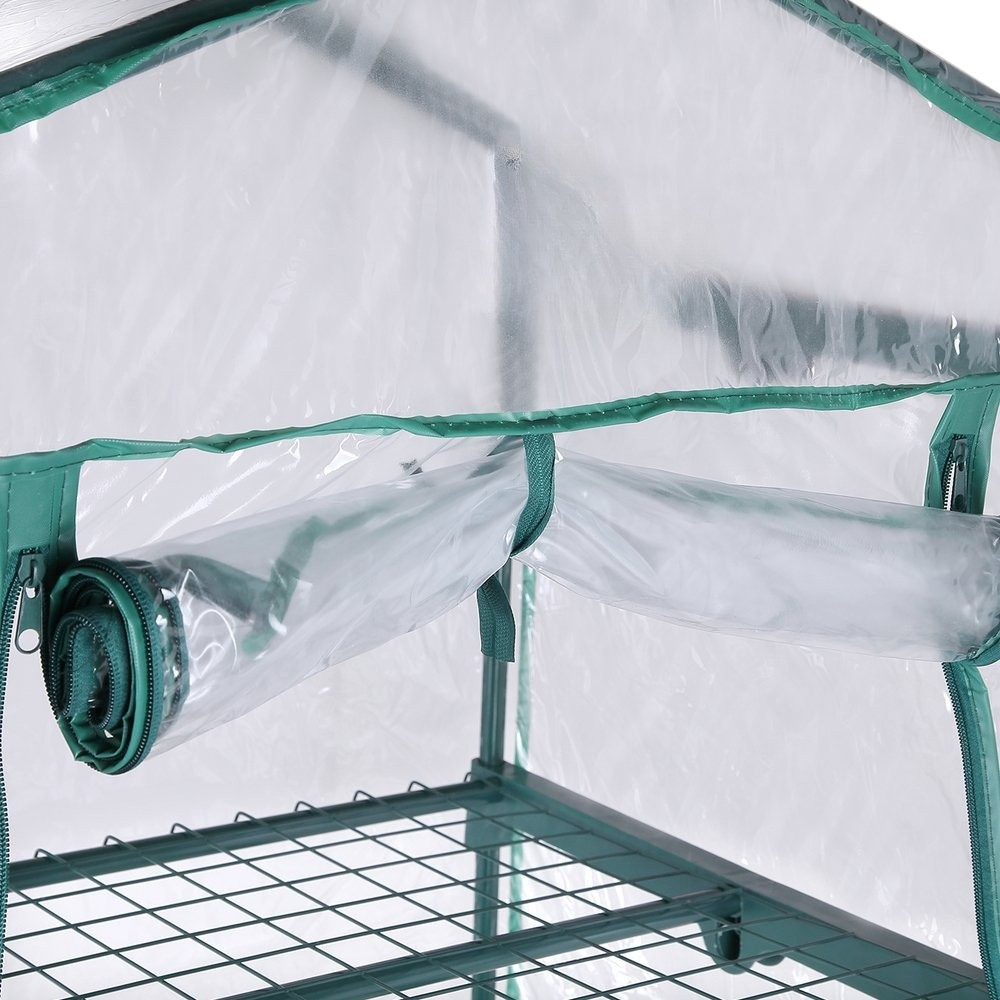 Теплица на 3 яруса портативная мини теплица,парник для цветов проращивания саженцев,расады на молнии Каменец-Подольский - изображение 10