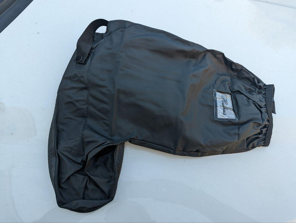 Високі бахілі для взуття від снігу дощу та бруду багаторазові високі ПВХ непромокаючі Дніпро - фото 9