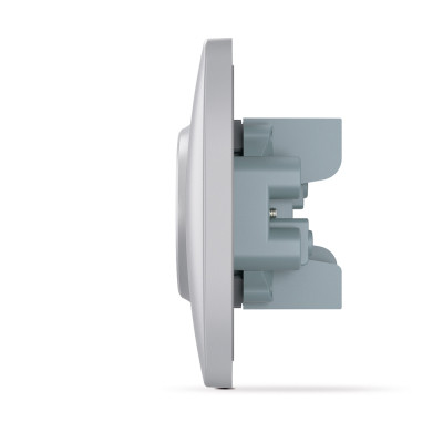 Розетка Videx BINERA 2ая серебр (VF-BNSK2-SS) Винница - изображение 3