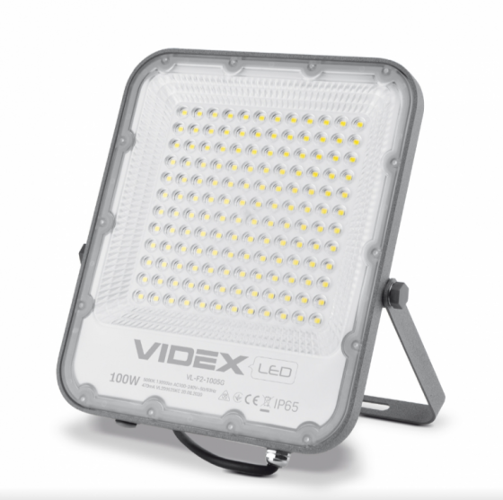 LED Прожектор 100 W 5000 К 220 VL-F2-1005G Videx Житомир