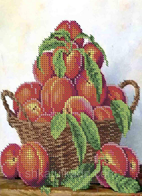 Схема для вишивки бісером Персики Дніпро - фото 1