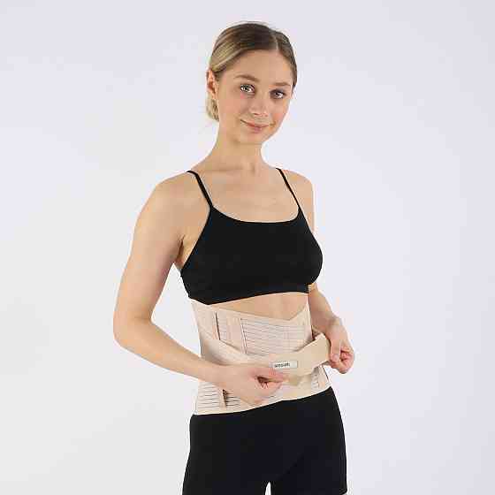 Бандаж попереково-крижовий, 6 ребер жорсткості, висота 26 см, пояс для спини CAS260K-S Розмір M Кам'янець-Подільський