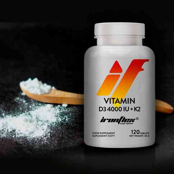 Витамин D3 + K2 IronFlex Vitamin D3 4000 + K2 120 tabs Луцк