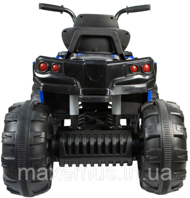 Мощный детский электроквадроцикл аккумуляторный НМ 1288 электрический квадроцикл для детей до 30 кг синий Мостиска - изображение 14