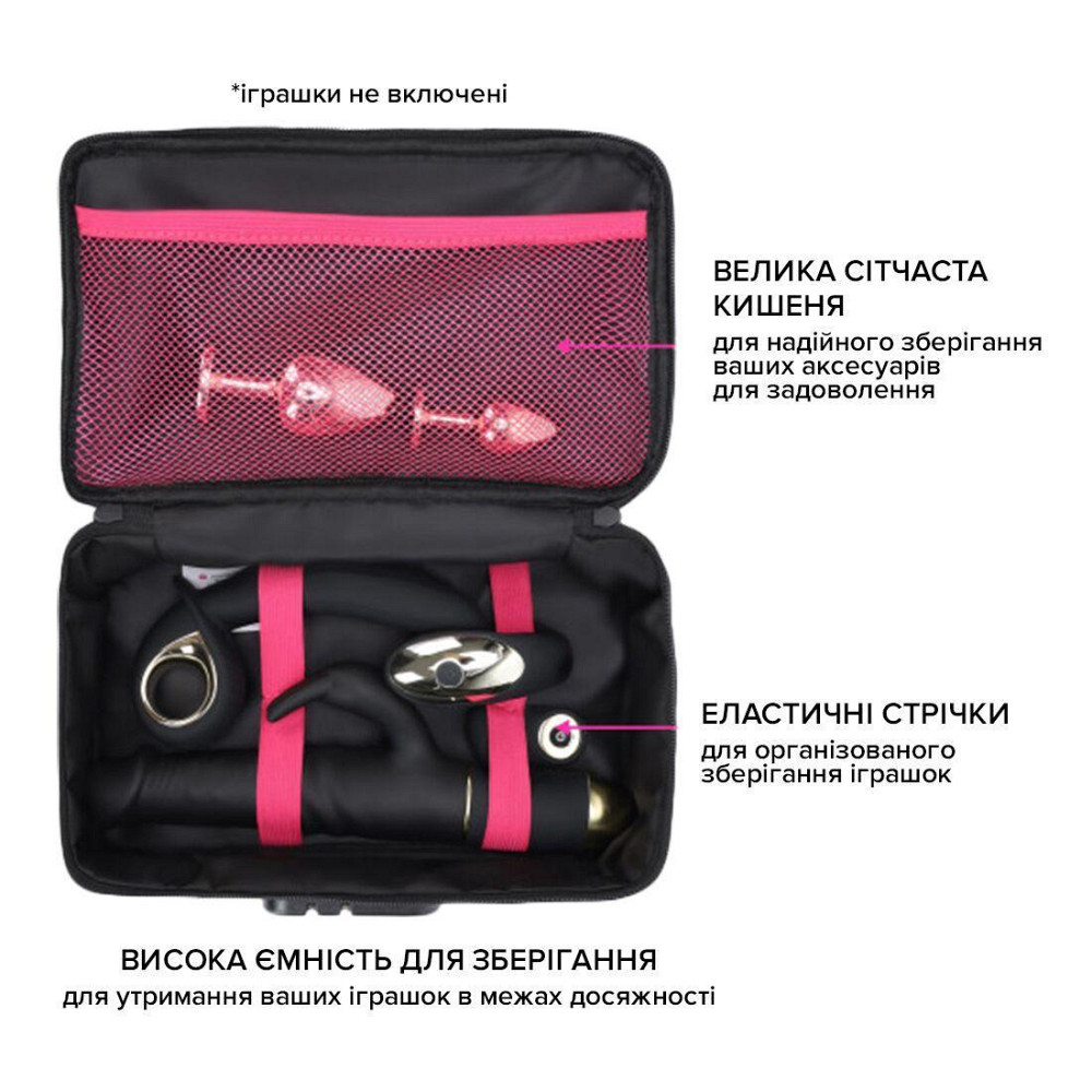 Кейс для игрушек с кодовым замком Dorcel DISCREET BOX Sex Aura Киев - изображение 3