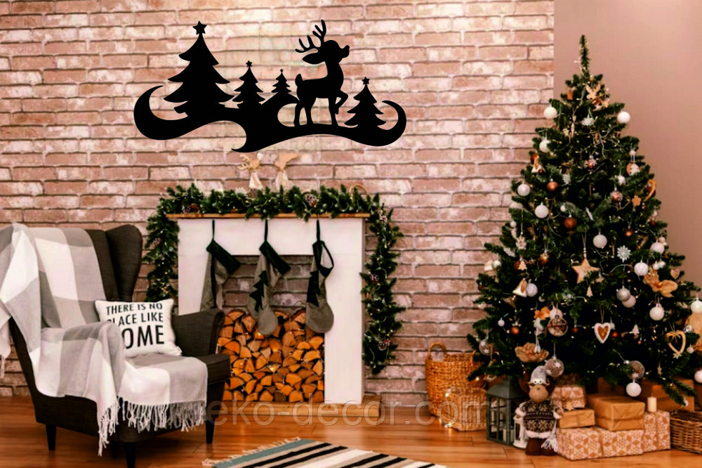 Декоративне настінне Панно «Олень», Декор на стену Київ - фото 3