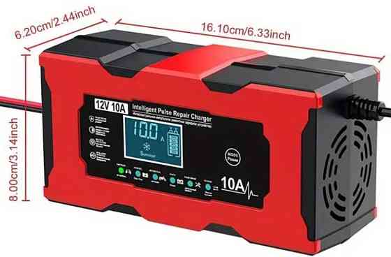 Зарядний пристрій/Зарядний пристрій 12 V 6 A/8 А/10А для Авто/Мото. Київ