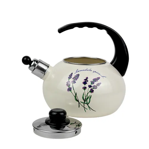 Чайник 2,2л емальований зі свистком 1034 KAMILLE Житомир - изображение 5