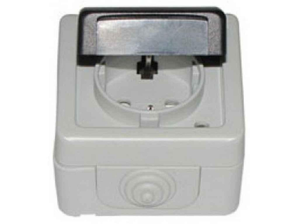 Розетка з/к IP54 DEBUT 6511 ТМ LUXEL   Solmir Киев - изображение 1