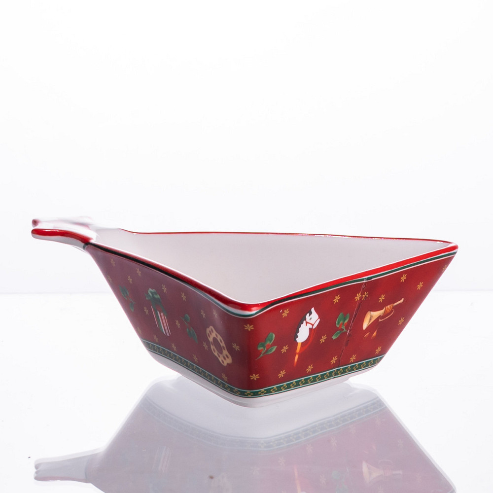 Yiwu Піала новорічна з порцеляни у формі ялинки на Різдво 15×12×4 (см) HP-SDHK-15 Коломия - фото 4