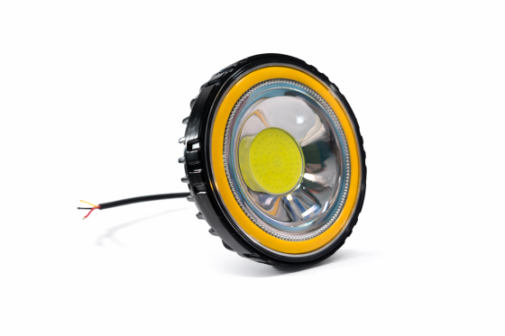 Світлодіодна фара StarLight 40A-40W 12-24V біле/жовте світло, кругла, робоче світло Харків