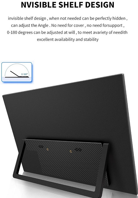 HGFRTEE 16" Сенсорний портативний монітор Київ - фото 6