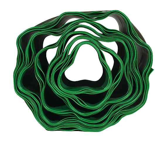 Бордюрна пластикова стрічка 15 см 9 метрів зелена VARTCO (Польща) Дніпро