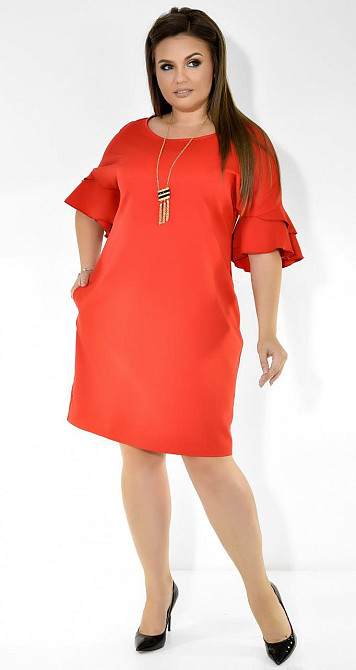 Красивое свободное платье большого размера (42) Киев - изображение 6