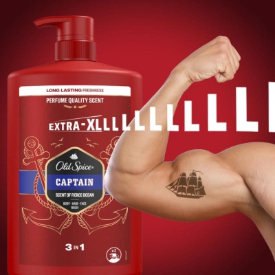 Гель для душа Old Spice Captain 1000 мл (8006540818824) Винница - изображение 7