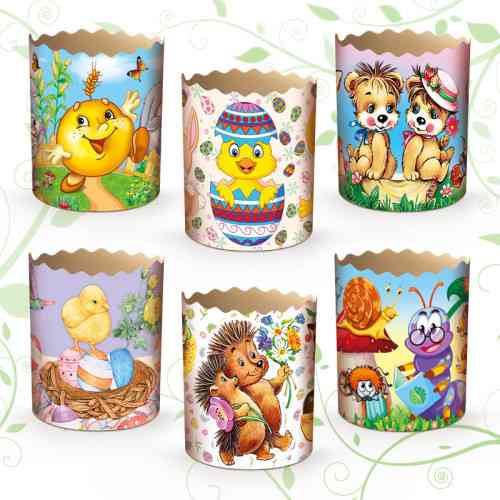 Форми для Пасок 100 гр d70 h65 Казкова 50 шт/пач. Харків