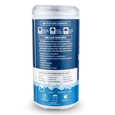 Влажные салфетки для животных Pet Clean PET TUSHIE WIPES гипоаллергенный с ароматом Алоэ Вера 50 шт (8939111099370) Винница - изображение 2