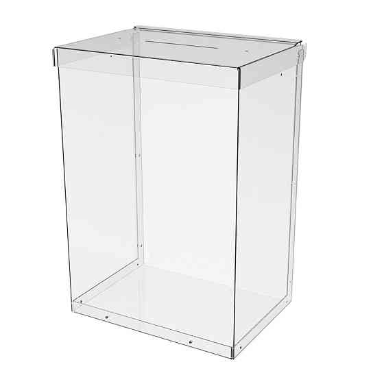 Ящик EKOSTAR без замка для пожертвований и сбора денег 210x150x300. Объем 9.5 литров Киев