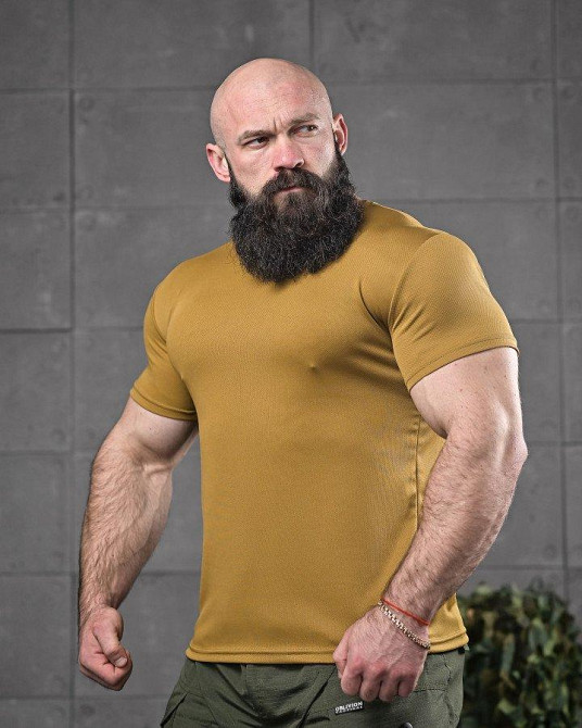 Тактическая потоотводящая футболка odin вселенная кайот ДЛ6544 Одесса - изображение 3