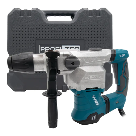 Мощный ударный перфоратор PROFI-TEC RH1850M9 IndustrialLine : 1850 Вт, 9 Дж, SDS-MAX (007086) Киев