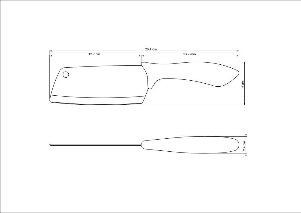 Нож топора TRAMONTINA AFFILATA, 127 мм (6410522) Киев - изображение 2