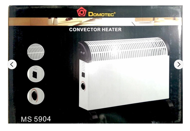 Domotec DT-5904 Конвектор обогреватель 2000Вт для дома и офиса с терморегулятором, бесшумный, безопасный Одесса - изображение 3
