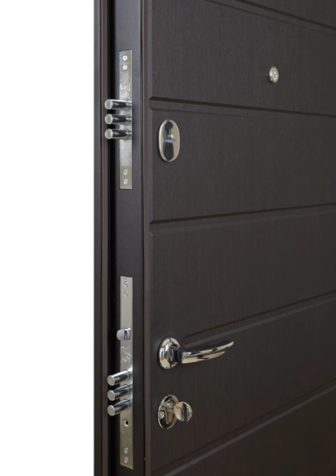 Вхідні двері Abwehr Defender Solid 0/RAL 8019Т + Vinorit Венге 860*2050 мм Двері вхідні з термоізоляцією Київ - фото 5