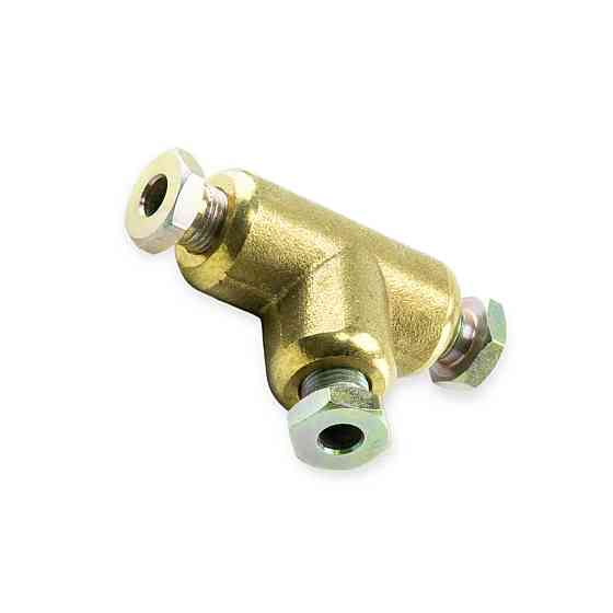 Трійник для трубки мідь д.6х6х6 Мукачево