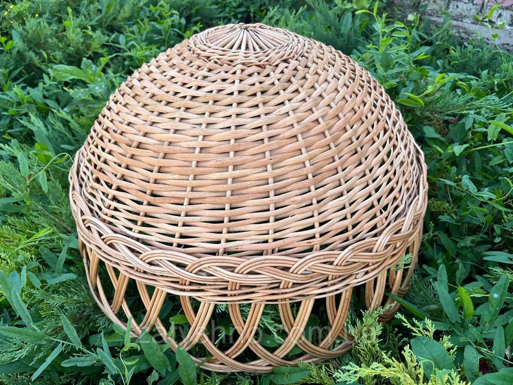 Люстра круглая из лозы 50 см Киев - изображение 9