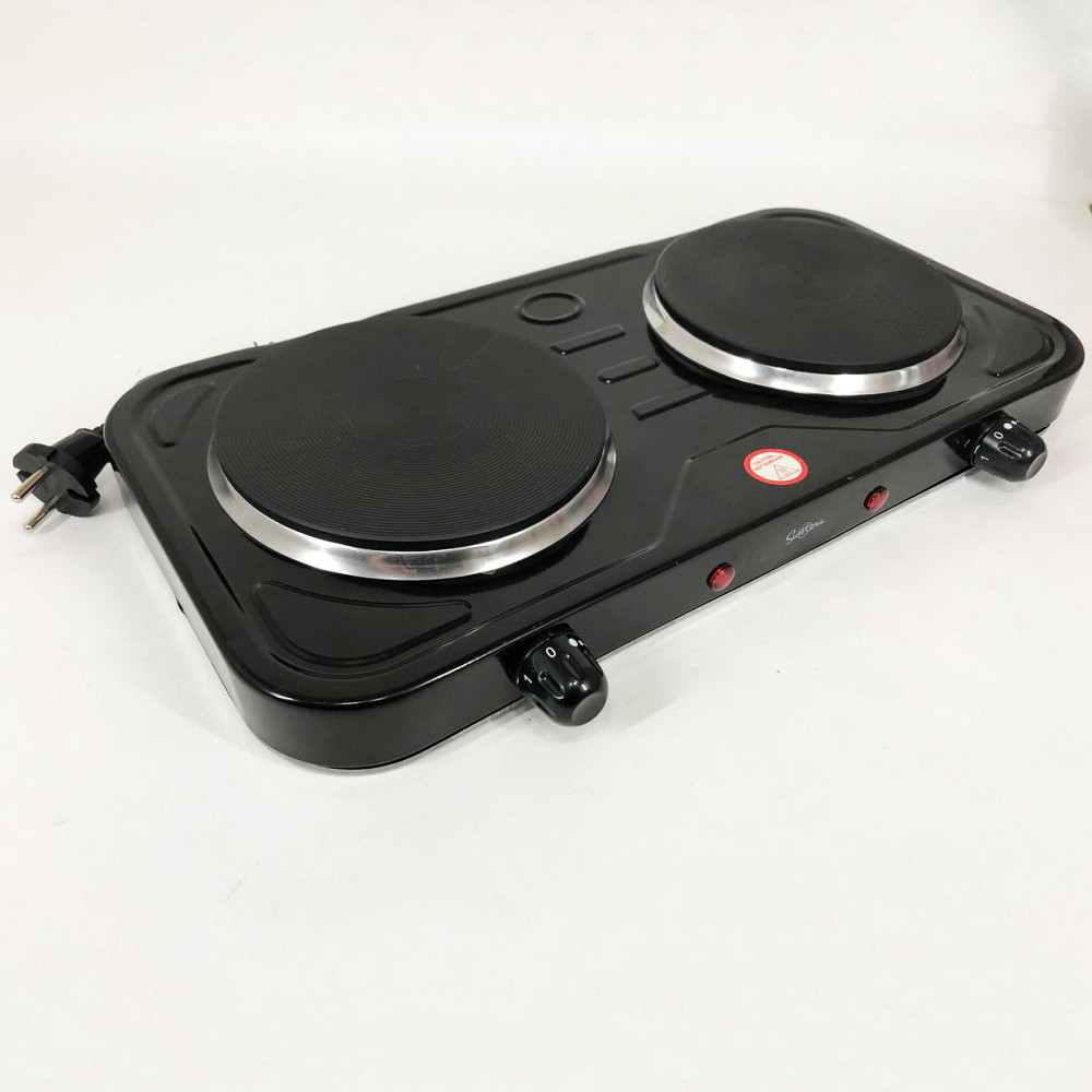 Настільна потужна плита Suntera DP-1925 черная, Побутова електроплитка, Маленькі електричні плити VF-39 Львів - фото 3