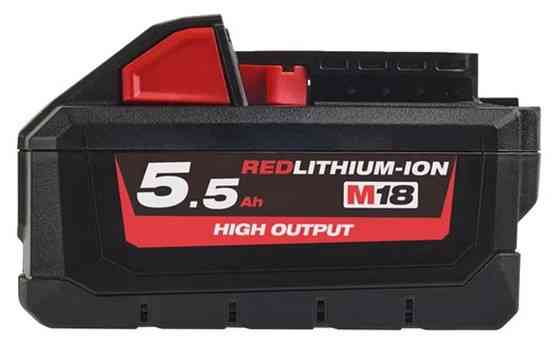 Акумулятор Li-Ion HIGH OUTPUT MILWAUKEE, M18 HB5,5 (5,5Ar) Одесса