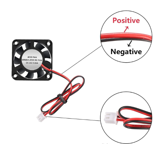 Кулер для 3d принтера, DC 24 V Київ - фото 3